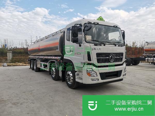 廣東出售二手20噸東風天龍前四后八鋁合金油罐車
