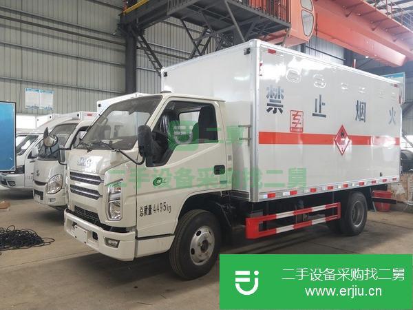陜西出售二手江鈴國六危險品運輸車4.2米
