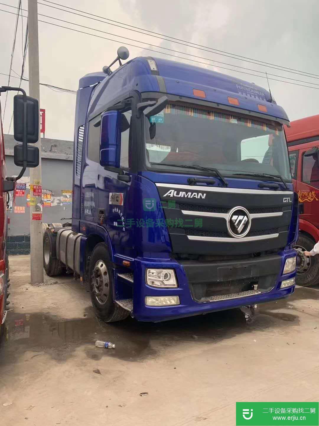山東出售二手福田歐曼490馬力牽引車(chē)