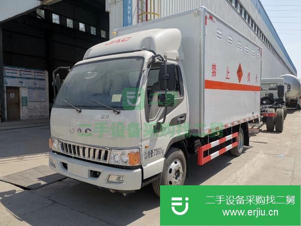 江西出售二手江淮4.2米爆炸品廂式運輸車