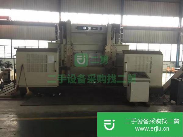 浙江出售二手CJK5225數(shù)控雙柱立式車床 西門子828D系統(tǒng) 兩軸聯(lián)動