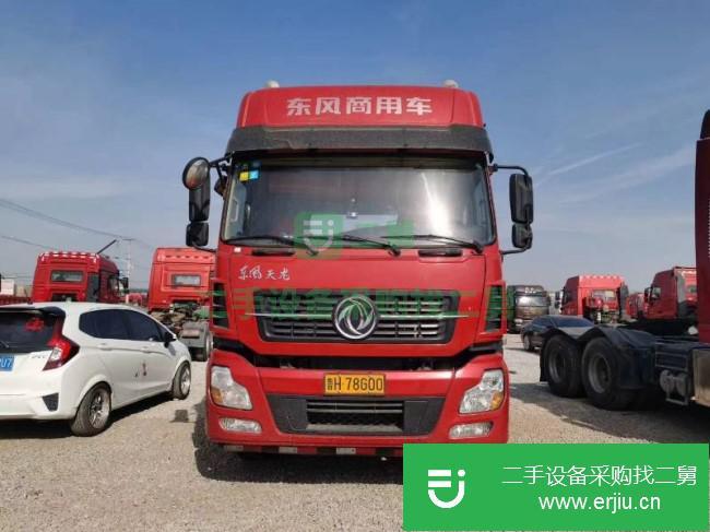 山東出售二手東風天龍520馬力牽引車