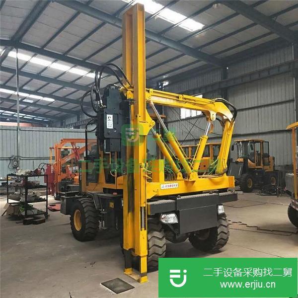 山東出售二手護(hù)欄打樁機(jī)