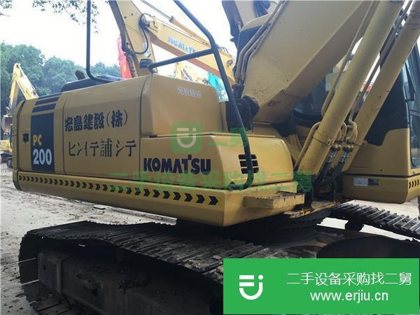 云南出售二手小松200挖掘機