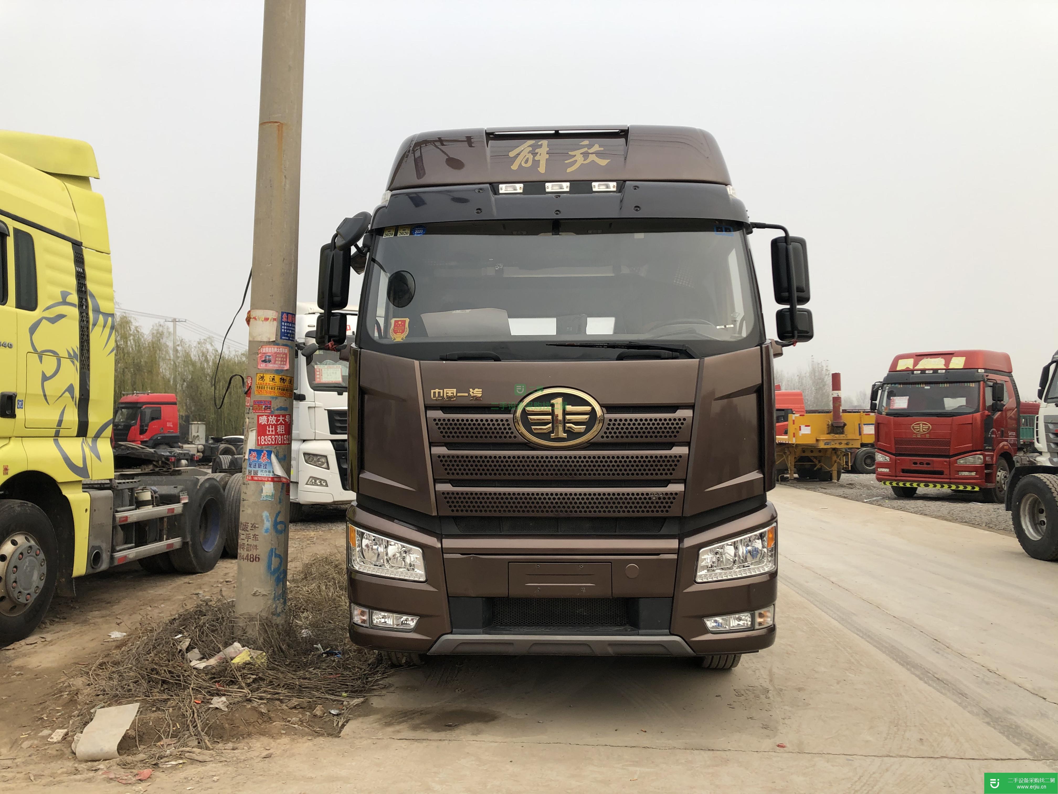 山東出售二手解放J6P550馬力國五牽引車