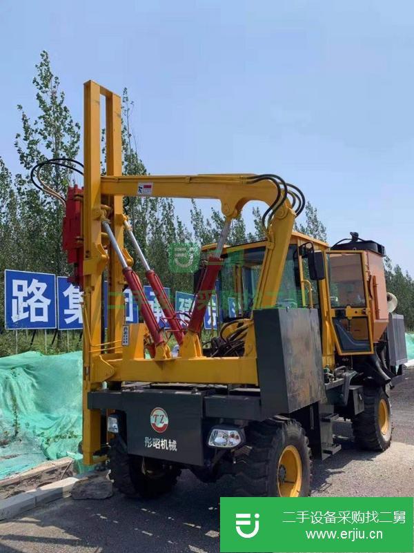 山東出售二手波形護(hù)欄打樁機(jī)