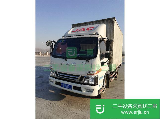 陜西出售二手江淮駿鈴120馬力前二后四箱式貨車