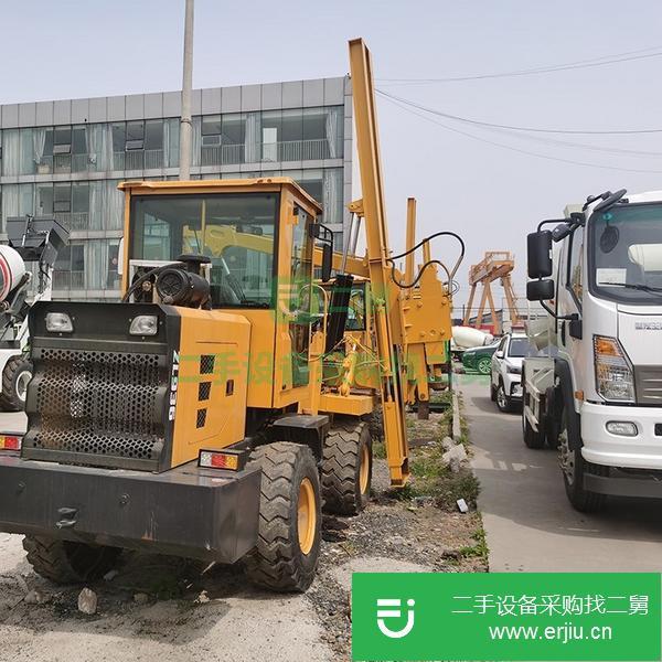 山東出售二手936裝載機護欄打樁機