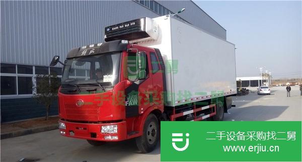 新疆出售二手解放J6L ，6.8米冷藏車可辦分期