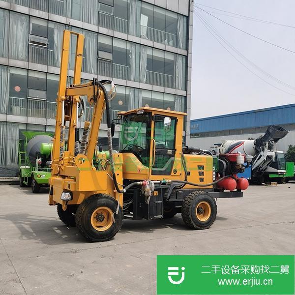 山東出售二手國六護(hù)欄打樁機(jī)
