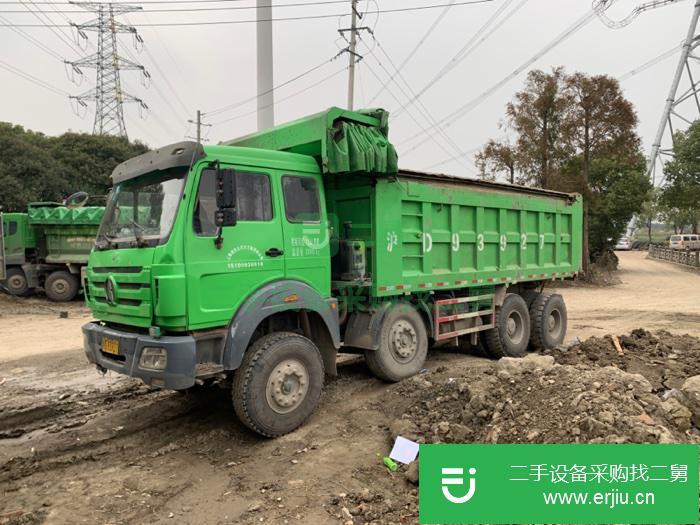 江蘇出售二手北奔重卡336馬力自卸車