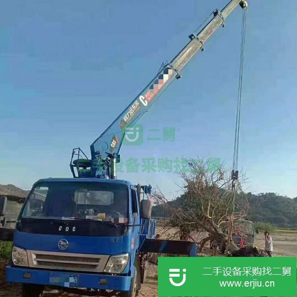 湖北出售二手2014年1月藍(lán)牌隨車吊