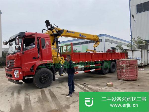 浙江出售二手后八輪270馬力徐工12噸四節臂隨車吊