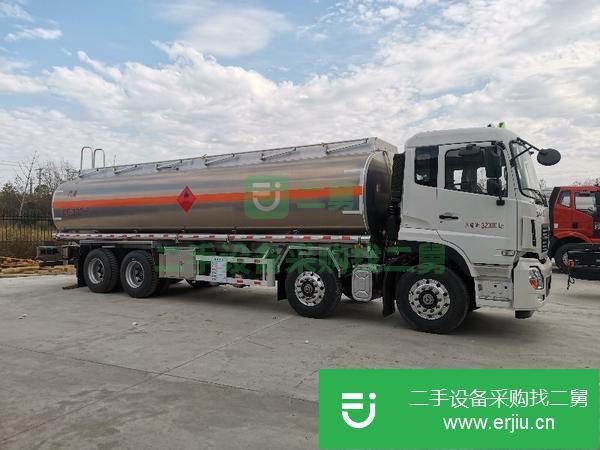 廣東出售二手20噸東風天龍前四后八鋁合金油罐車