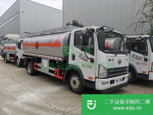 浙江出售二手解放8噸油罐車容積10.1方