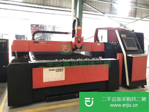 貴州出售二手迪能DNE1530F單平臺1000w激光切割機