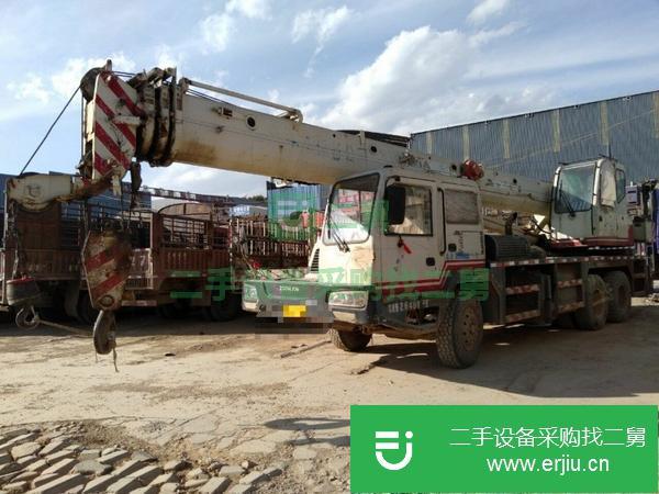 云南出售二手12年3月份中聯20噸4節臂汽車吊