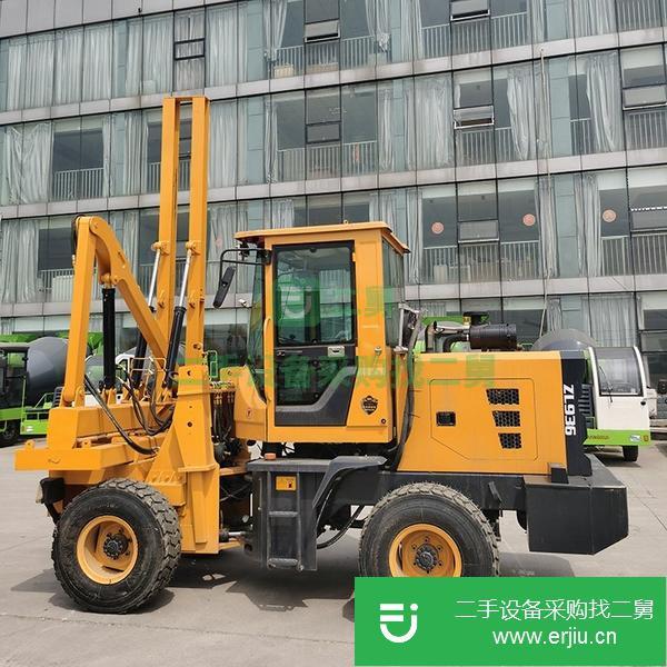 山東出售二手公路護欄打樁機