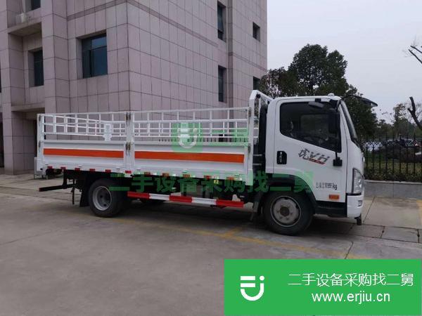 江蘇出售二手4.2米危險品廂式氣瓶運輸車可分期