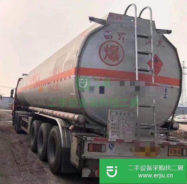 山東出售二手43方解放420馬力油罐車車況好