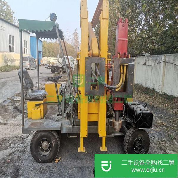 山東出售二手護欄打樁機