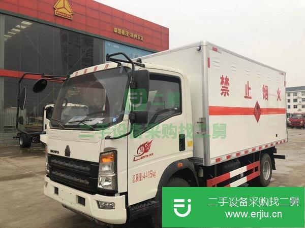 廣東出售二手4米2危險廢物廂式運輸車