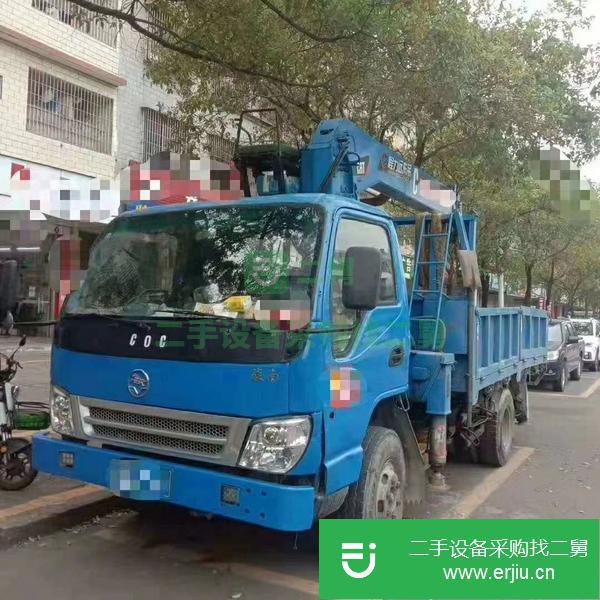 湖北出售二手2014年1月藍(lán)牌隨車吊