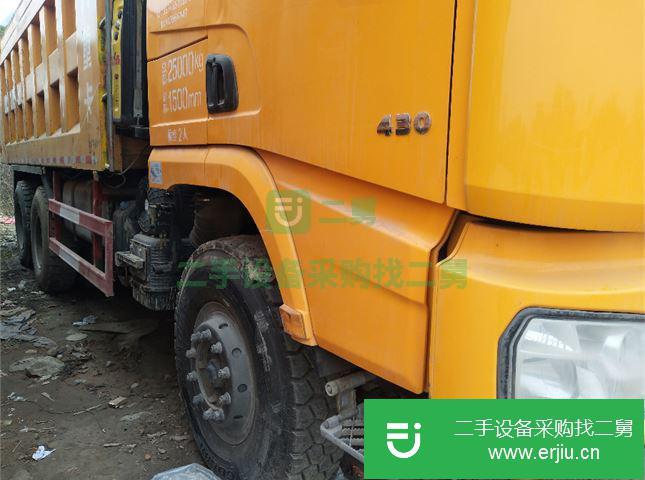 江西出售二手陜汽重卡430馬力6.2米自卸車車況好手續齊全