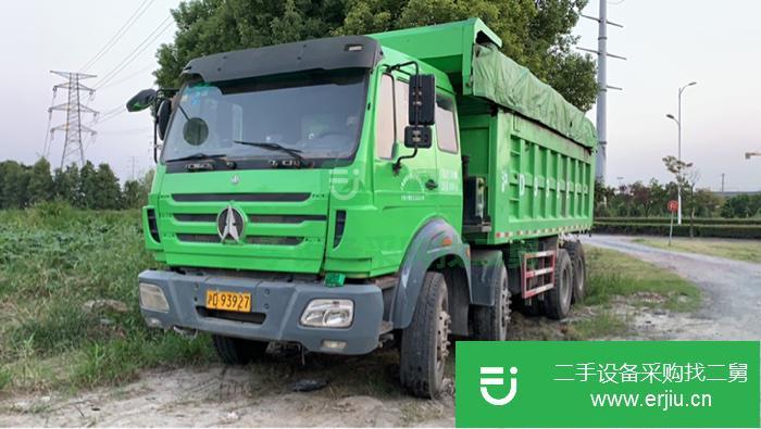 江蘇出售二手北奔重卡336馬力自卸車