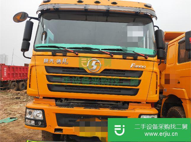 江蘇出售二手陜汽德龍后八輪375馬力自卸車