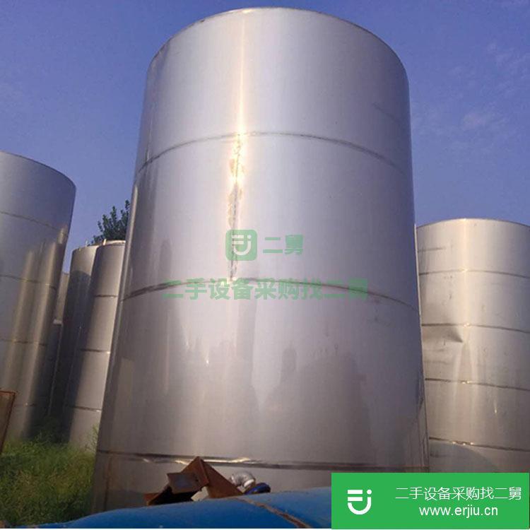 山東出售二手立式不銹鋼儲罐