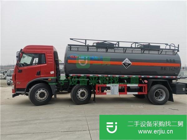 廣西出售15方解放前四后四氫氯酸罐式運輸車