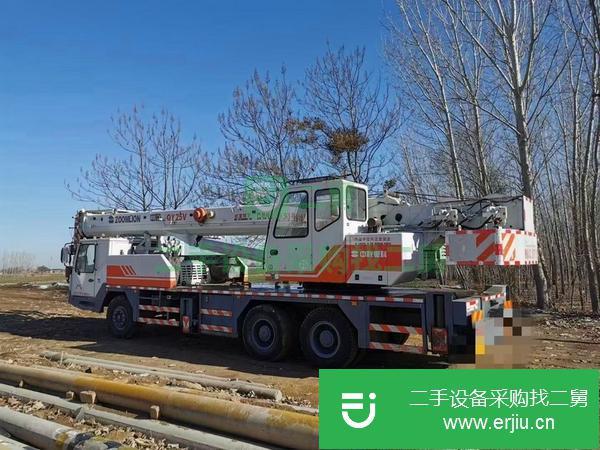 山東出售二手11年5月中聯25V汽車吊，手續齊全