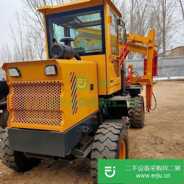 北京出售二手公路護欄打樁機
