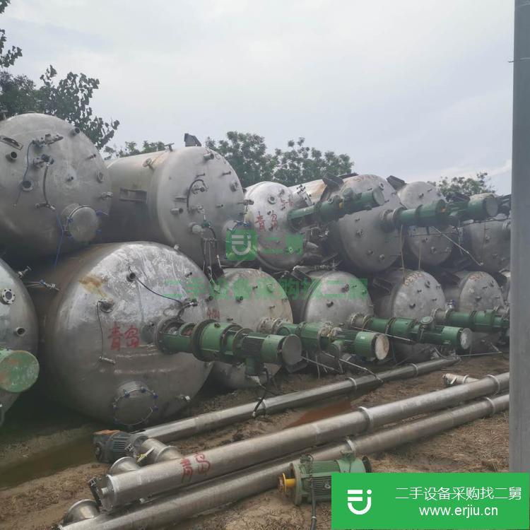 山東出售二手不銹鋼反應釜