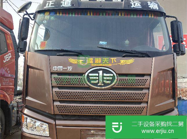 河北出售二手一汽解放J6P重卡420馬力牽引車