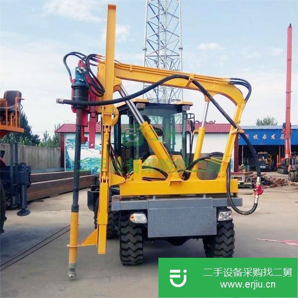 山東出售二手高速護(hù)欄打樁機(jī)