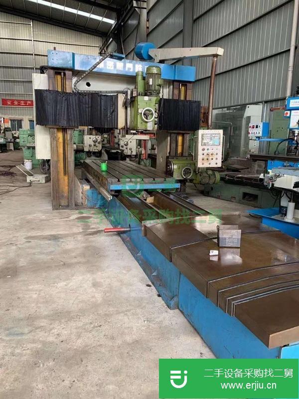 河南出售二手上海陵城1.8x3米精密龍門(mén)銑床