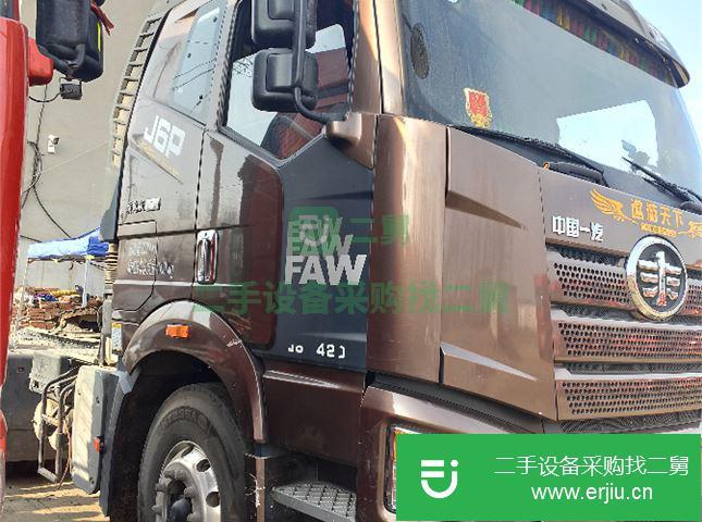 河北出售二手一汽解放J6P重卡420馬力牽引車