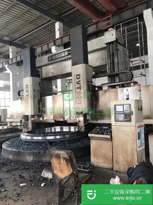 江蘇出售二手齊重DVT500×25/50數(shù)控雙柱立式車床