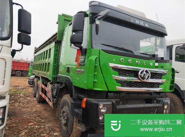 江蘇出售二手杰獅重卡390馬力6米自卸車
