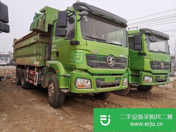 河北出售二手國五輕量化陜汽德龍自卸車