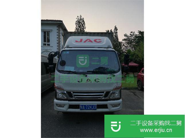 陜西出售二手江淮駿鈴120馬力前二后四箱式貨車