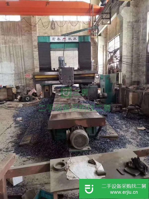 河南出售二手宏泰1.2x4米龍門銑床