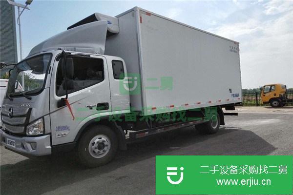 甘肅出售二手福田歐馬可5.2米冷藏車支持分期