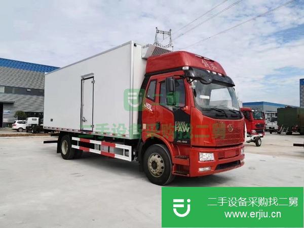 湖北出售二手解放J6L，6.8米冷藏車