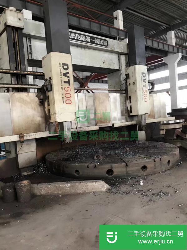 江蘇出售二手齊重DVT500×25/50數(shù)控雙柱立式車床