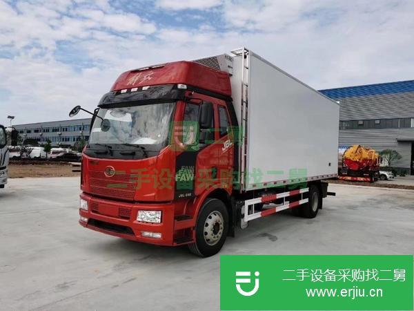 湖北出售二手解放J6L，6.8米冷藏車