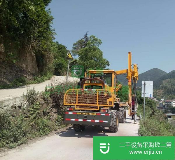 四川出售二手波形護欄打樁機