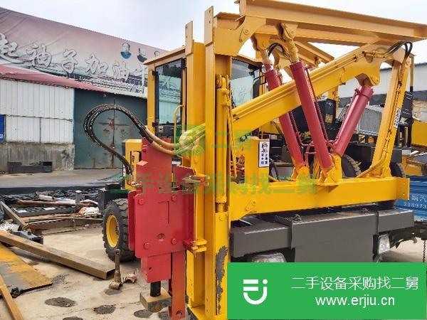 云南出售二手護(hù)欄打樁機(jī)